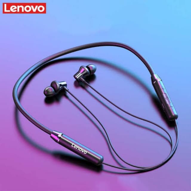 Lenovo He05 Neckband -Black